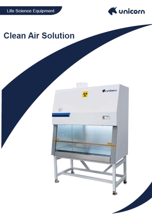 Clean air solution including biosafety cabinet and clean bench